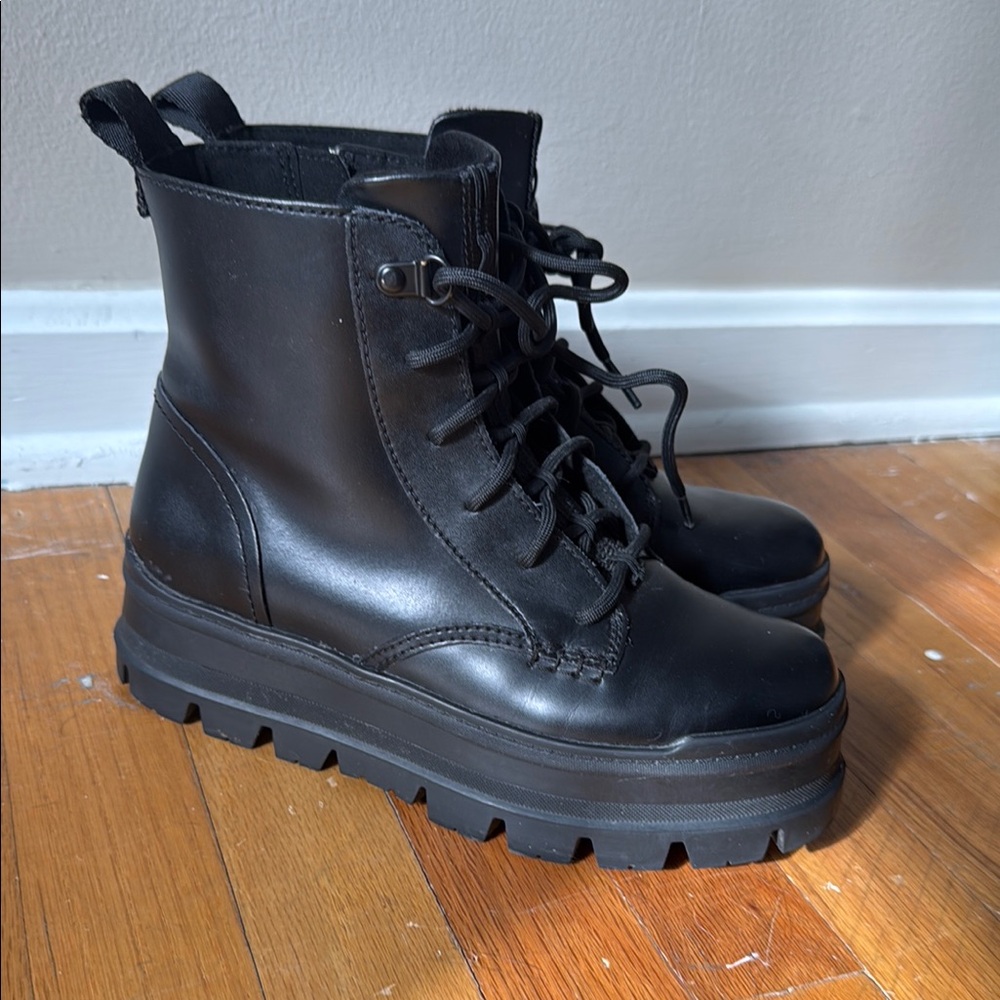 Stylish Black Leather Boots